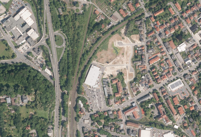 2021_02_26_b4_gautlitz_ankündigung_nur_satelit Luftaufnahme der Gaudlitzkreuzung