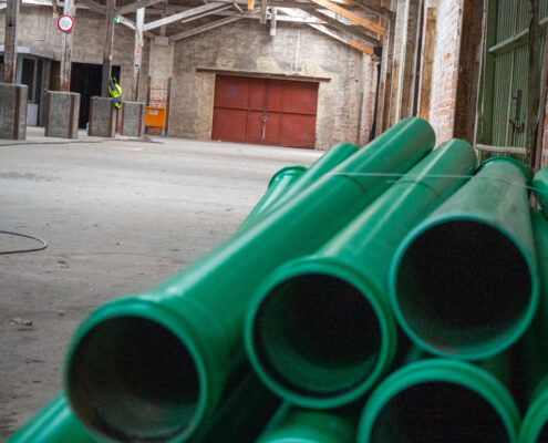 Zuerst stehen Rohrbauarbeiten an