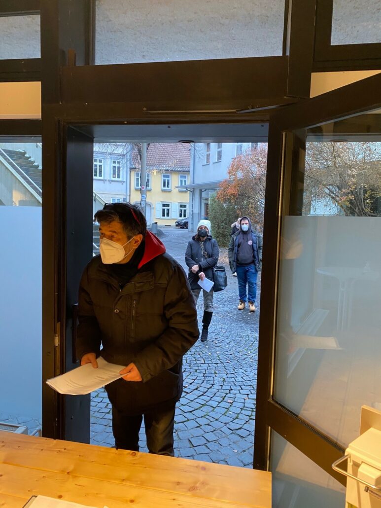 Glückliche Gesichter